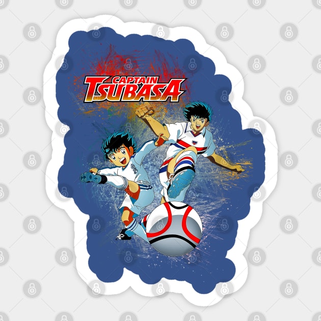 Captain Tsubasa Popart Sticker by masnono